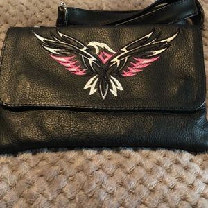 Bikers leather waist Bag